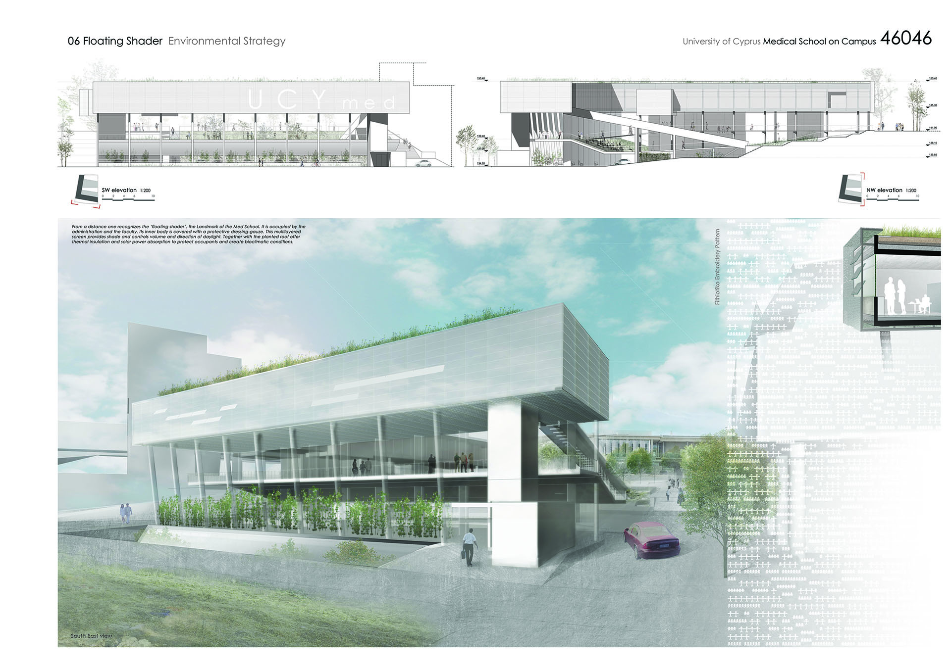 University of Cyprus Med School Architectural Competition - with Ian Ritchie Architects
